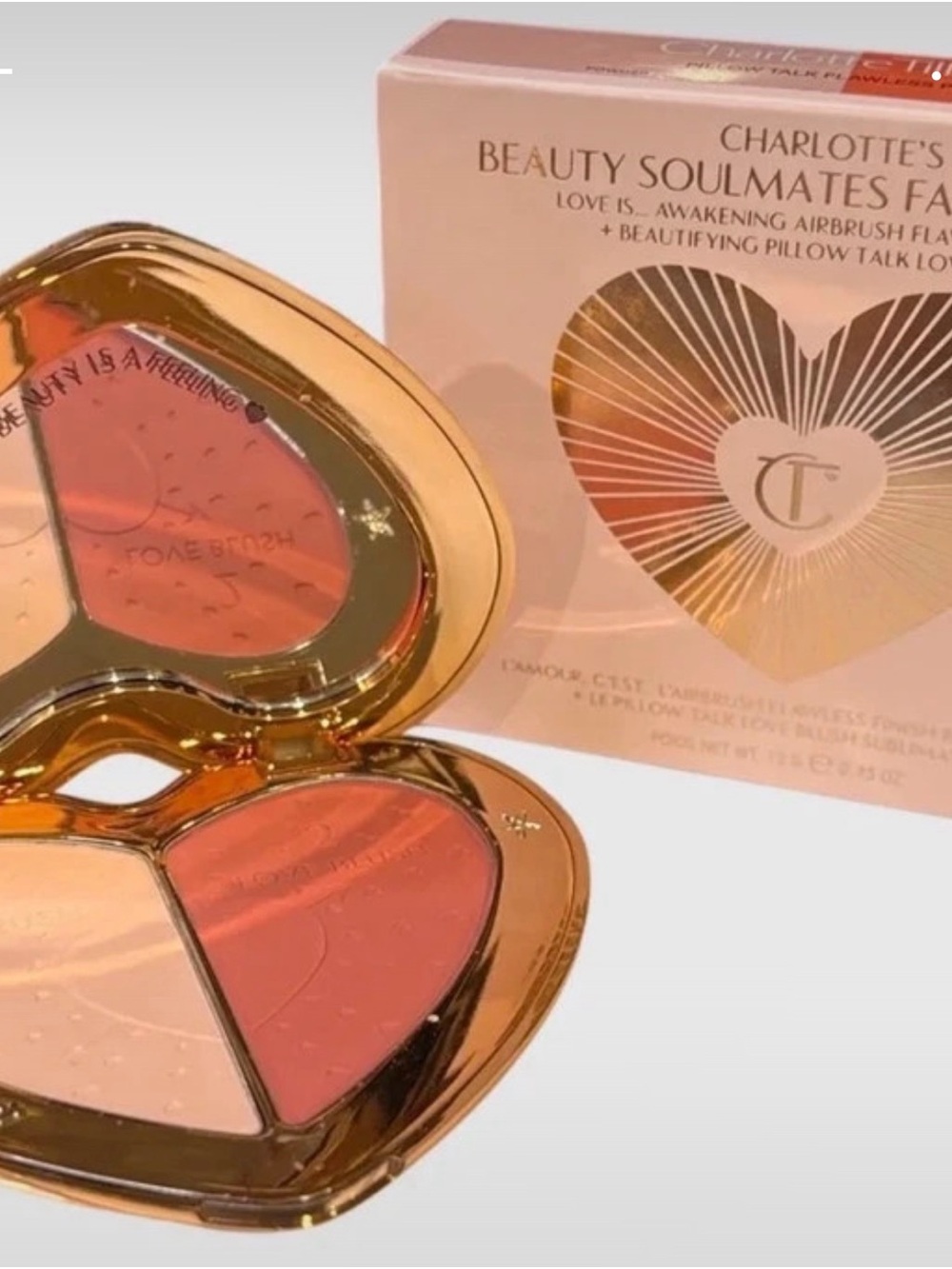 Charlotte Tilbury Blush & Glow Trio – Peachy Pink Palette